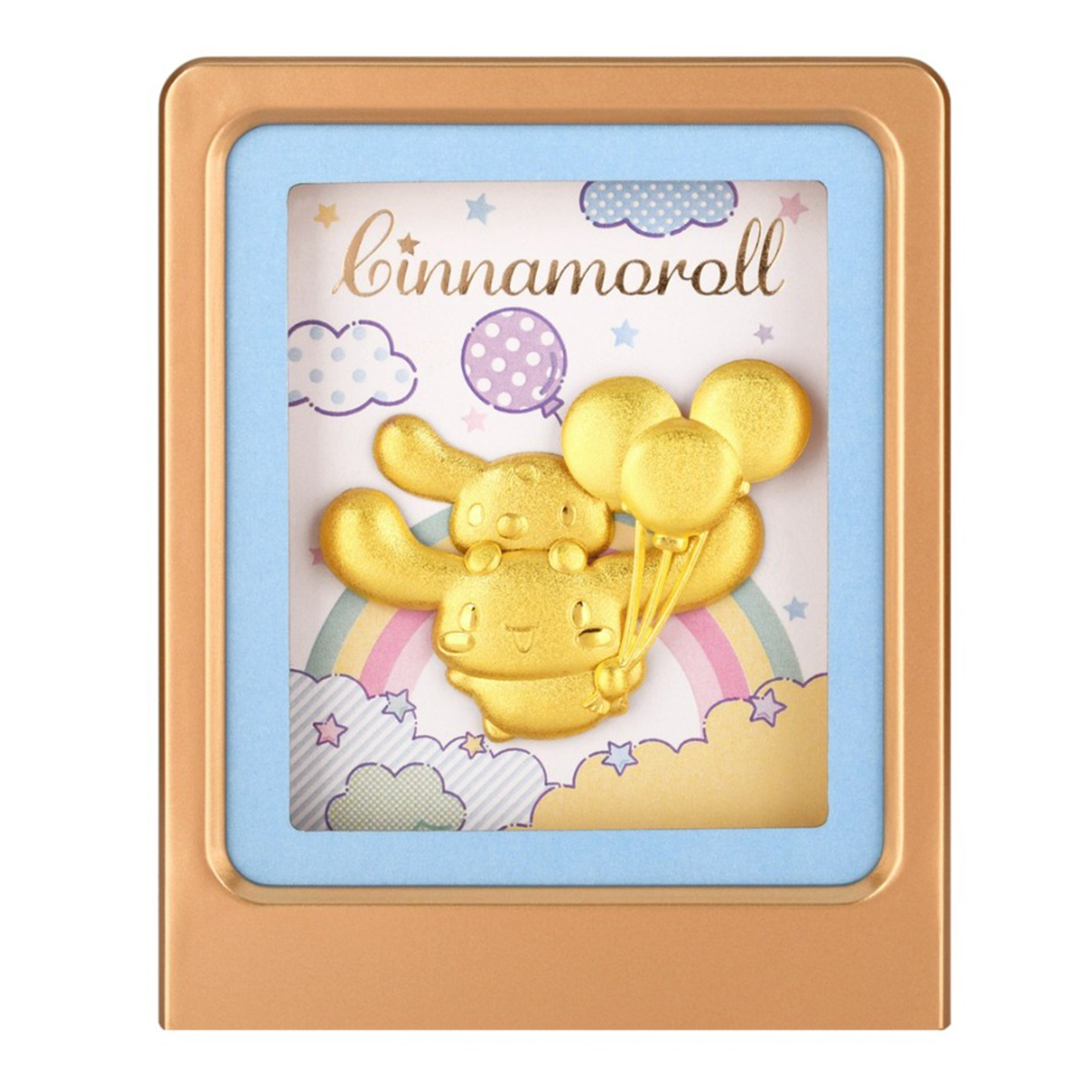 Singapore Sanrio Back to School Collection - Cinnamoroll 24K Gold Foil in Frame