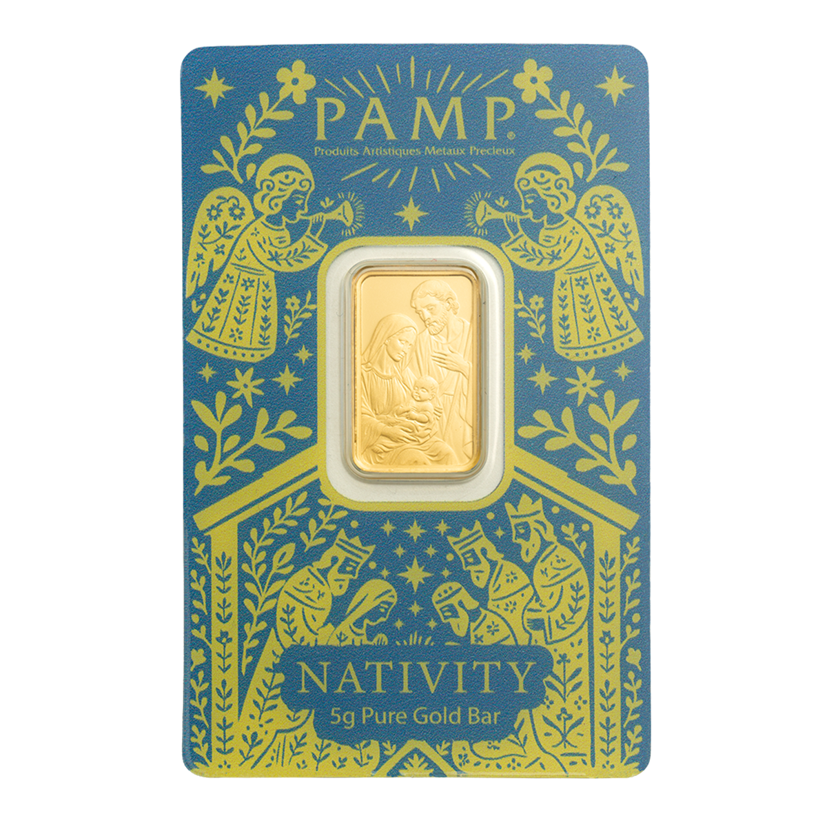 PAMP Suisse The Nativity 99.99% Gold Bar 5g