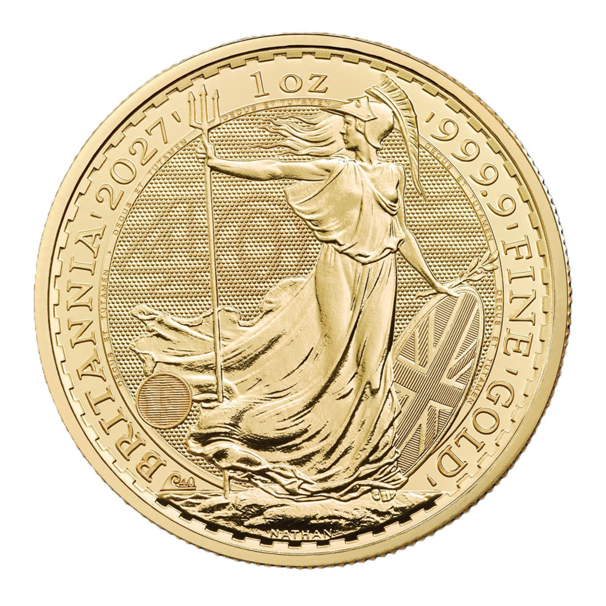 Great Britain 2027 Britannia 99.99% Bullion Gold Coin 1oz