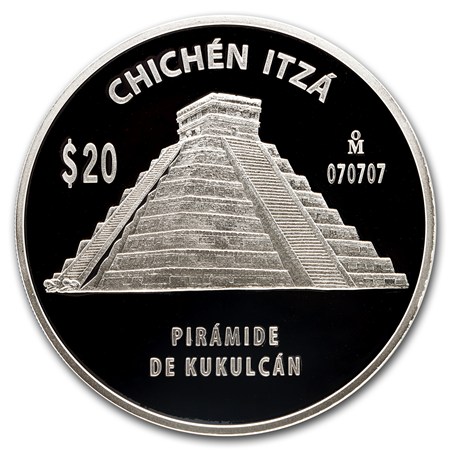 墨西哥-奇琴伊察精鑄銀幣5盎司