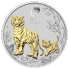 澳洲2022农历生肖系列 III – 虎年99.99%镀金银币1盎司