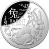澳洲2023兔年生肖99.9%精鑄拱形銀幣1盎司