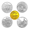 China-2013-World-Heritage---Huangshan-Mountain-Commemorative-Gold-and-Silver-Coin-99.9%-Five-Coins-Set