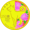 Macau-2018-Lunar-Dog-Proof-Gold-Coin-1/4oz