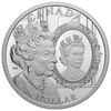 加拿大2022英女皇登基70周年白金禧纪念特别版99.99%精铸银币23.17克