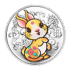 China 2023 Year Of The Rabbit 99.9% Round Shaped Proof Silver Coin 15g