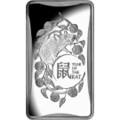 Australia-2020-Lunar-Year-Of-The-Rat--99.9%-Silver-Ingot-Frostef-Uncirculated-Coin-1/2oz