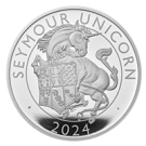 英國2024都鐸王室神獸系列-西摩獨角獸99.9%精鑄銀幣5盎司