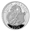 英國2024都鐸王室神獸系列 – 都鐸龍99.9% 精鑄銀幣1盎司