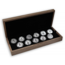 Great-Britain--2016-2021-The-Queen's-Beasts-Series-99.99%-Silver-Bullion-Coins-2oz-Full-Set-Collection-(With-Exquisite-Wooden-Box)