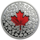 Canada-2013-Maple-Leaf-Impression---Red-Enamel-Silver-1-oz