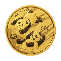 China-2022-Panda-99.9%-BU-Gold-Coin-30g