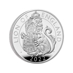 Great-Britain-2022-The-Royal-Tudor-Beast-–-The-Lion-of-England-99.9%-Silver-Proof-Coin-5oz