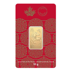 Canada 2026 Lunar Year of Horse 99.99% Gold Bar 10g