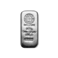 Argor-Heraeus-99.9%-Silver-Cast-Bar-500g