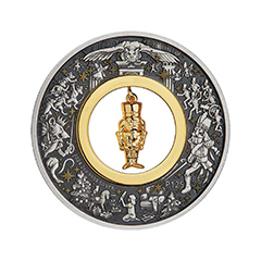 Australia 2024 The Christmas Nutcracker 99.99% Antiqued Coloured Silver Coin 2oz