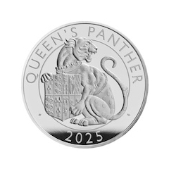 Great Britain 2025 The Royal Tudor Beasts – The Queen’s Panther 99.9% Proof Silver Coin 1oz