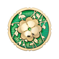 Cook Islands 2025 Evergreen Clover 99.99% Gilded Proof Silver Coin 1oz