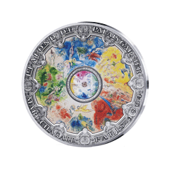 France 2025 Masterpieces of the Museum - Ceilings of the Palais Garnier 99.9% Coloured Proof Silver Coin 22.18g