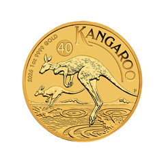 Australia 2026 Kangaroo 99.99% Bullion Gold Coin 1oz (0.831 Tael)