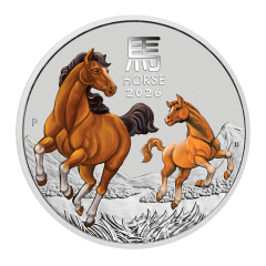 Australia 2026 Lunar Series III - Year of the Horse 99.99% Coloured Bullion Silver Coin 1oz (0.831 Tael)