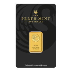 澳洲珀斯鑄幣廠袋鼠99.99% 壓鑄金條10克 (0.2672兩)