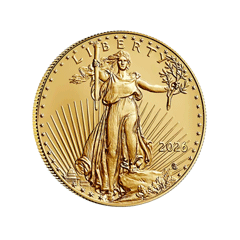 America 2026 Eagle 91.67% Bullion Gold Coin 1/4oz (0.2077 Tael)