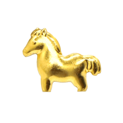 Singapore Gram Gold Collection - Horse 99.9% Gold Ingot 1g