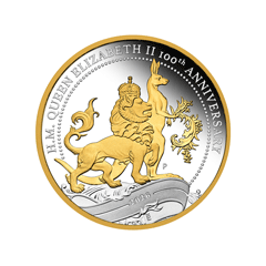 澳洲2026伊利沙伯二世女王一百週年紀念99.99% 鍍金精鑄銀幣1盎司