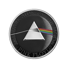 Great Britain 2026 Music Legends: Pink Floyd 99.9% Coloured Proof Silver Coin 1oz