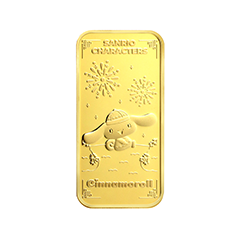 Sanrio三麗鷗角色農曆系列 - Cinnamoroll 玉桂狗 24K 鍍金金塊