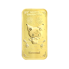 Sanrio三麗鷗角色農曆系列 - Kuromi 酷洛米 24K 鍍金金塊