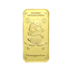Sanrio三麗鷗角色農曆系列 - Hangyudon 人魚漢頓 24K 鍍金金塊