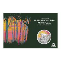 Australia 2026 Koala 99.99% Coloured Silver Coin 1oz  in Card (Brisbane ANDA Show Special Edition) 