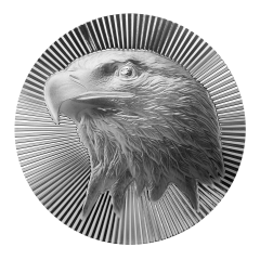 Scottsdale Mint Eagle Stacker 99.9% Silver Round 1oz 