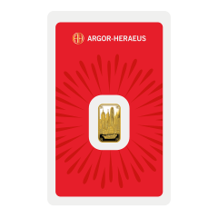 Argor-Heraeus Hong Kong Special Edition 99.99% Minted Gold Bar 1g