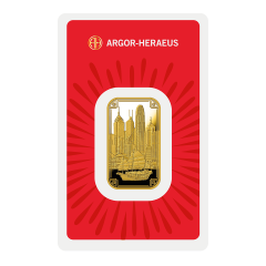 Argor-Heraeus Hong Kong Special Edition 99.99% Minted Gold Bar 10g
