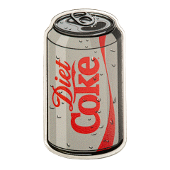 Niue 2026 Diet Coke 99.99% Coloured Shaped Silver Coin 1oz