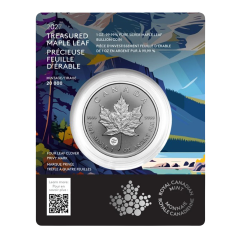 Canada 2027 Treasured Silver Maple Leaf with Clover Privy Mark 99.99% Bullion Silver 1oz (in Card)