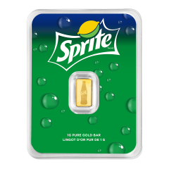 PAMP USA Sprite 65th Anniversary 99.99% Gold Bar 1g