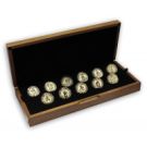 Great-Britain--2016-2021-The-Queen's-Beasts-Series-99.99%-Gold-Bullion-Coins-1oz--Full-Set-Collection-(With-Exquisite-Wooden-Box)
