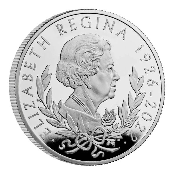 Great Britain 2022 Her Majesty Queen Elizabeth II Memorial : Ounce Range  99.9% Proof Silver Coin 1oz | Emperio Gold and Silver Coins