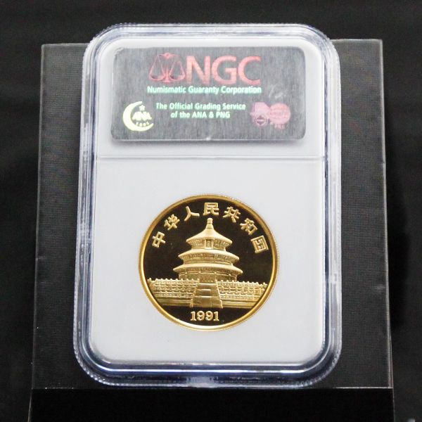 中國1991 小日期熊貓金幣1 盎司MS-69 NGC | 帝鋒金銀幣