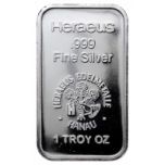 Heraeus-99.9%-Silver-Bar-1oz