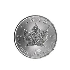 加拿大枫叶银币1盎司 (0.831两) (随机年份) (非全新)