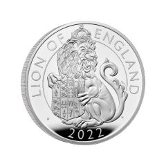 Great-Britain-2022-The-Royal-Tudor-Beast-–-The-Lion-of-England-99.9%-Silver-Proof-Coin-5oz