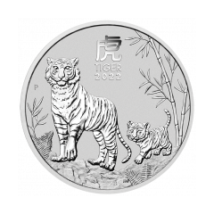 Australia-2022--Lunar-Series-III-Year-Of-The-Tiger--99.99%-Silver-BU-Coin-1oz