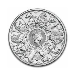 Great-Britain--2021-Great-Britain-Queen's-Beast-Completer---99.9%-Silver-Coin-BU-2oz