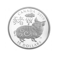 Canada-2019-Canada-Lunar-Series-Year-of-The-Pig-99.99%-Silver-Proof-Coin-1-oz