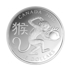 Canada-2016-Year-of-the-Monkey-Proof-Silver-1-oz